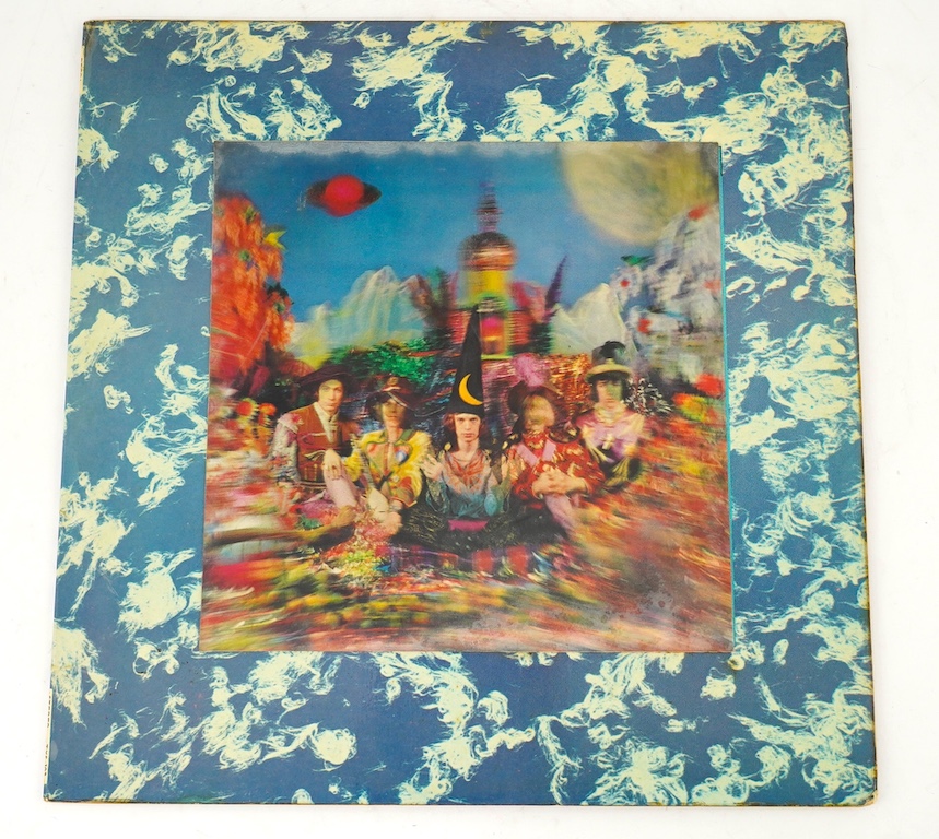 The Rolling Stones; Their Satanic Majesties Request, 3d gatefold sleeve, red inner, stereo on Decca TXS 103, 1967. Condition - fair, some wear to sleeve and scratches to vinyl